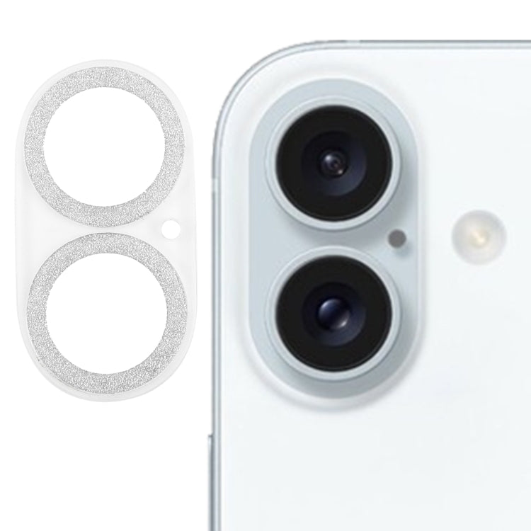 閃粉戒指鋼化玻璃相機鏡頭保護膜，適用於 iPhone 17，適用於 iPhone 16 Pro / 16 Pro Max，適用於 iPhone 16 / 16 Plus
