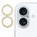 閃粉戒指鋼化玻璃相機鏡頭保護膜，適用於 iPhone 17，適用於 iPhone 16 Pro / 16 Pro Max，適用於 iPhone 16 / 16 Plus