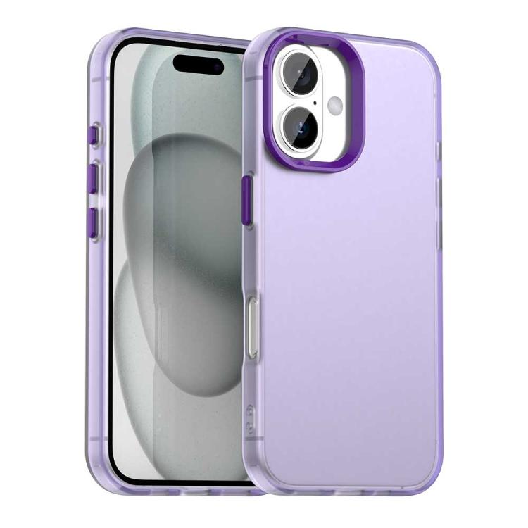 糖果 PC 混合 TPU 防震手機殼，適用於 iPhone 17 Pro Max、iPhone 17 Pro、iPhone 17、iPhone Air、iPhone 16 Pro Max、iPhone 16 Pro