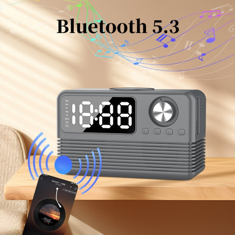 BT509 LED 藍牙 5.3 揚聲器鬧鐘音樂顯示收音機