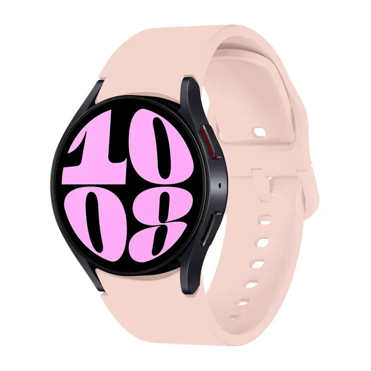 Button Style Quick Release Silicone Watch Band, For Samsung Galaxy Watch 7 / 6