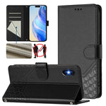 蜂巢浮雕 RFID 皮革手機殼，適用於 iPhone 11 Pro Max、iPhone 11、iPhone 11 Pro、iPhone X / XS、iPhone XR、iPhone XS Max、iPhone 8 Plus / 7 Plus