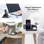 DW08 15W 三合一摺疊無線充電器