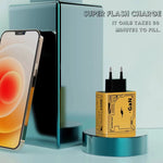 HX111 120W USB、Type-C GaN 超快速充電器，美規插頭，歐規插頭，英規插頭