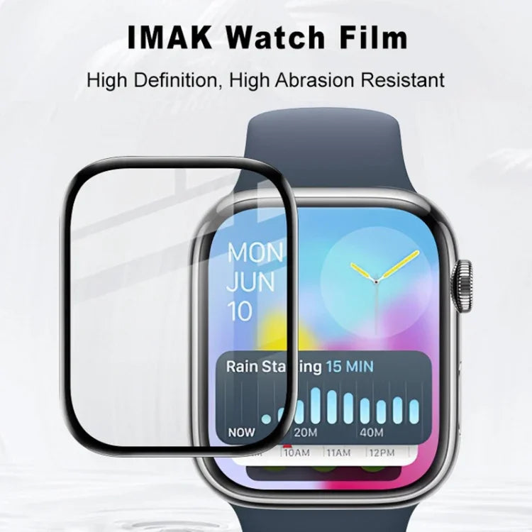 IMAK 壓克力高清錶面保護膜，適用於 Apple Watch Series 10 / 11 46mm，適用於 Apple Watch Series 10 / 11 42mm，適用於 Apple Watch Ultra 2 / 3 49mm