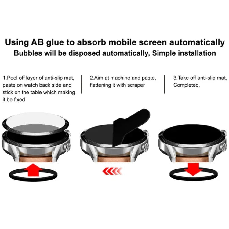 imak Google Pixel Watch 4 45mm / 41mm 及 Pixel Watch 3 45mm / 41mm 亞克力高清手錶保護膜