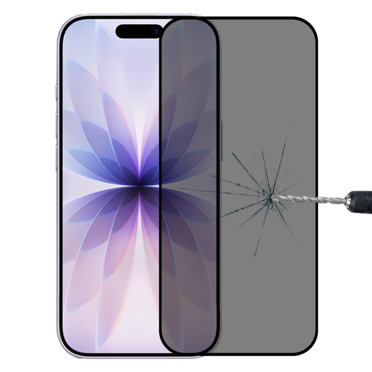 全覆蓋防窺絲印鋼化玻璃保護膜，適用於 iPhone 17 Pro Max，適用於 iPhone 17 Pro，適用於 iPhone 17，適用於 iPhone Air，適用於 iPhone 16 Pro Max，適用於 iPhone 16 Pro，適用於 iPhone 16 Plus，適用於 iPhone 16