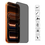 全覆蓋防窺絲印鋼化玻璃保護膜，適用於 iPhone 17 Pro Max，適用於 iPhone 17 Pro，適用於 iPhone 17，適用於 iPhone Air，適用於 iPhone 16 Pro Max，適用於 iPhone 16 Pro，適用於 iPhone 16 Plus，適用於 iPhone 16