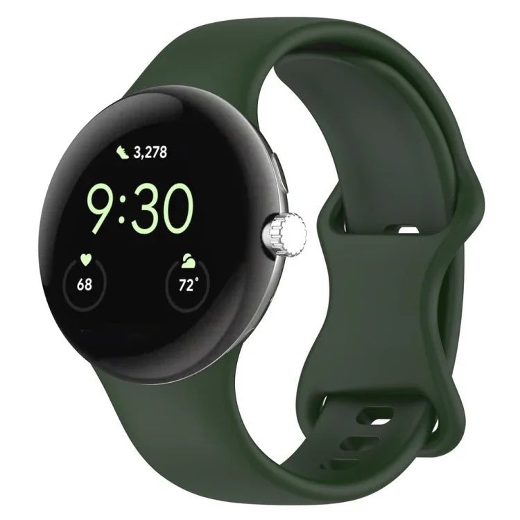 官方矽膠錶帶，適用於 Google Pixel Watch 4 / Watch 3 45mm，適用於 Google Pixel Watch 4 / 3 / 2 / 1 41mm