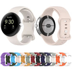 官方矽膠錶帶，適用於 Google Pixel Watch 4 / Watch 3 45mm，適用於 Google Pixel Watch 4 / 3 / 2 / 1 41mm