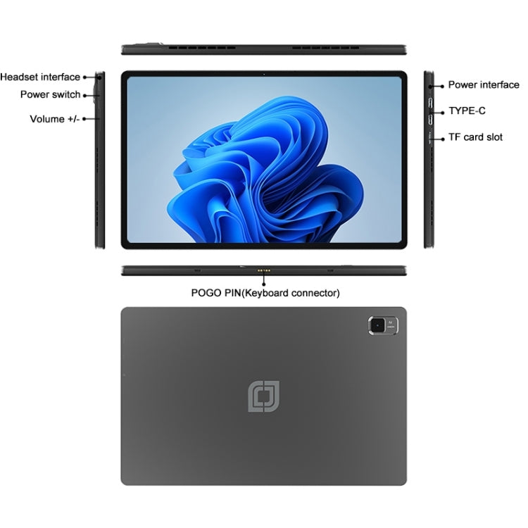 Jumper EZpad V12 Pro 平板電腦，無鍵盤，12 吋 Windows 11 家用版作業系統 Intel Alder Lake N95 四核心，12GB+256GB，12GB+512GB