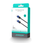 JOYROOM S-A42 水晶透明系列快充數據線，長度：1.2米，Type-C 轉 Type-C 線，Type-C 轉 8 Pin 線，USB 轉 Type-C 線，USB 轉 8 Pin 線