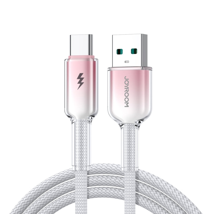 JOYROOM S-A42 水晶透明系列快充數據線，長度：1.2米，Type-C 轉 Type-C 線，Type-C 轉 8 Pin 線，USB 轉 Type-C 線，USB 轉 8 Pin 線