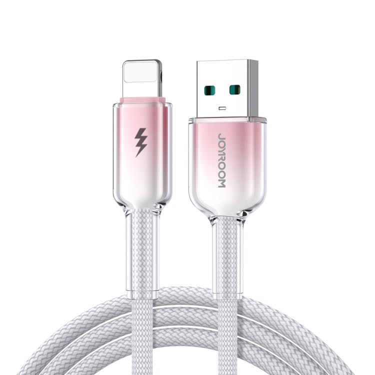 JOYROOM S-A42 水晶透明系列快充數據線，長度：1.2米，Type-C 轉 Type-C 線，Type-C 轉 8 Pin 線，USB 轉 Type-C 線，USB 轉 8 Pin 線