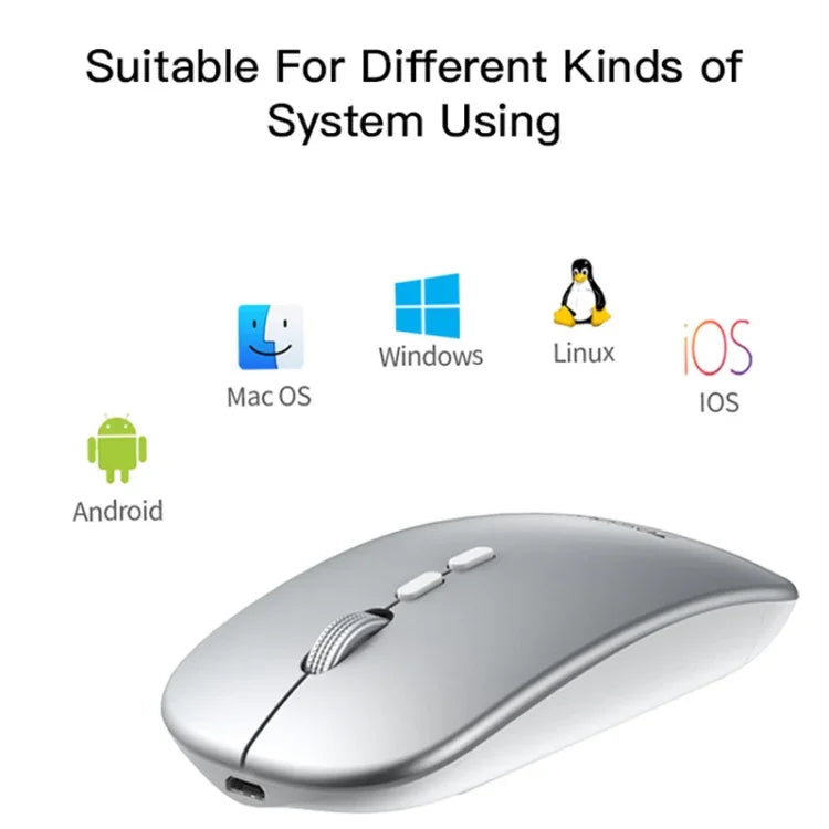 Yesido KB15 薄型2.4G可充電無線光學滑鼠，KB15