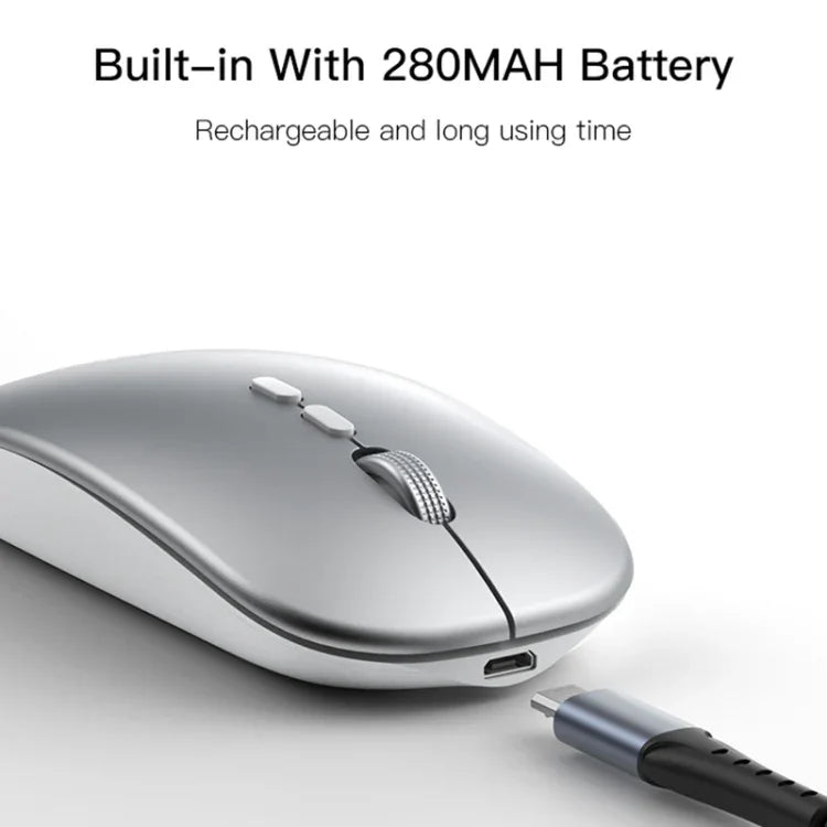 Yesido KB15 薄型2.4G可充電無線光學滑鼠，KB15