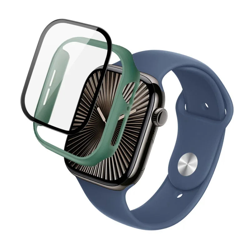 imak 一體成型錶殼附保護膜，適用於 Apple Watch Series 10/11 46mm，適用於 Apple Watch Series 10/11 42mm