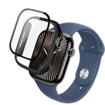 imak 一體成型錶殼附保護膜，適用於 Apple Watch Series 10/11 46mm，適用於 Apple Watch Series 10/11 42mm