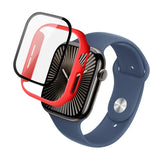 imak 一體成型錶殼附保護膜，適用於 Apple Watch Series 10/11 46mm，適用於 Apple Watch Series 10/11 42mm