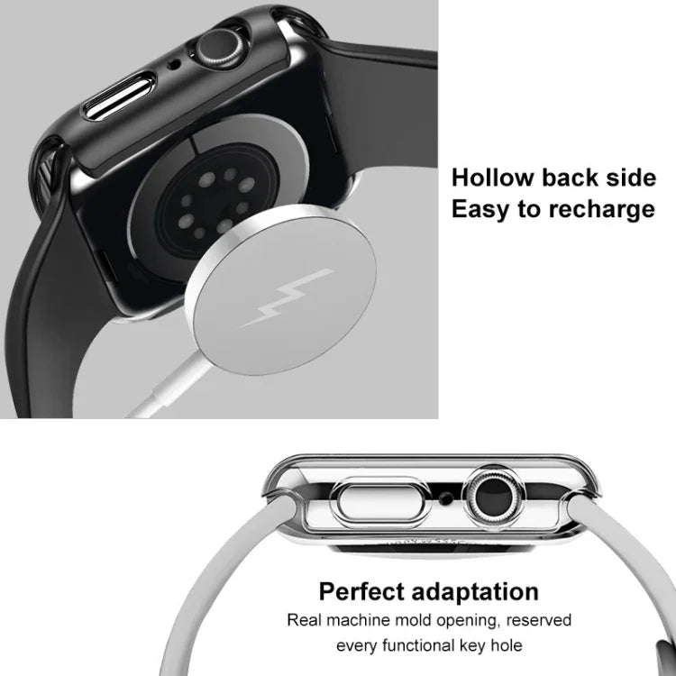 imak 一體成型錶殼附保護膜，適用於 Apple Watch Series 10/11 46mm，適用於 Apple Watch Series 10/11 42mm