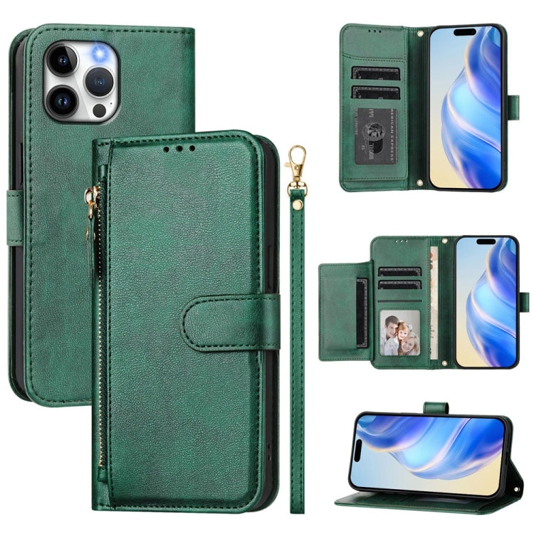 多卡槽拉鍊錢包皮革手機殼，適用於 iPhone 14 Pro Max，適用於 iPhone SE 2022 / 2020 / 8 / 7，適用於 iPhone 13 Pro Max，適用於 iPhone 13 Pro，適用於 iPhone 13 mini，適用於 iPhone 12 / 12 Pro，適用於 iPhone 12 Pro Max，適用於 iPhone 12 mini