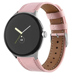 圓尾真皮錶帶，適用於 Google Pixel Watch 4 / Watch 3 45mm