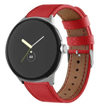 圓尾真皮錶帶，適用於 Google Pixel Watch 4 / Watch 3 45mm