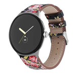 圓尾真皮錶帶，適用於 Google Pixel Watch 4 / Watch 3 45mm