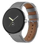 圓尾真皮錶帶，適用於 Google Pixel Watch 4 / Watch 3 45mm