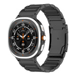 Three Beads Tortoise Buckle Titanium Steel Watch Band, For Samsung Galaxy Watch Ultra / Ultra 2025, For Samsung Galaxy Watch8 / Watch8 Classic