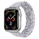 彈力繩方形樹脂錶帶，適用於 Apple Watch 46mm / 49mm / 45mm / 44mm，適用於 Apple Watch 42mm / 41mm / 40mm / 38mm