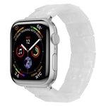 彈力繩方形樹脂錶帶，適用於 Apple Watch 46mm / 49mm / 45mm / 44mm，適用於 Apple Watch 42mm / 41mm / 40mm / 38mm