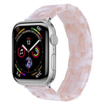 彈力繩方形樹脂錶帶，適用於 Apple Watch 46mm / 49mm / 45mm / 44mm，適用於 Apple Watch 42mm / 41mm / 40mm / 38mm
