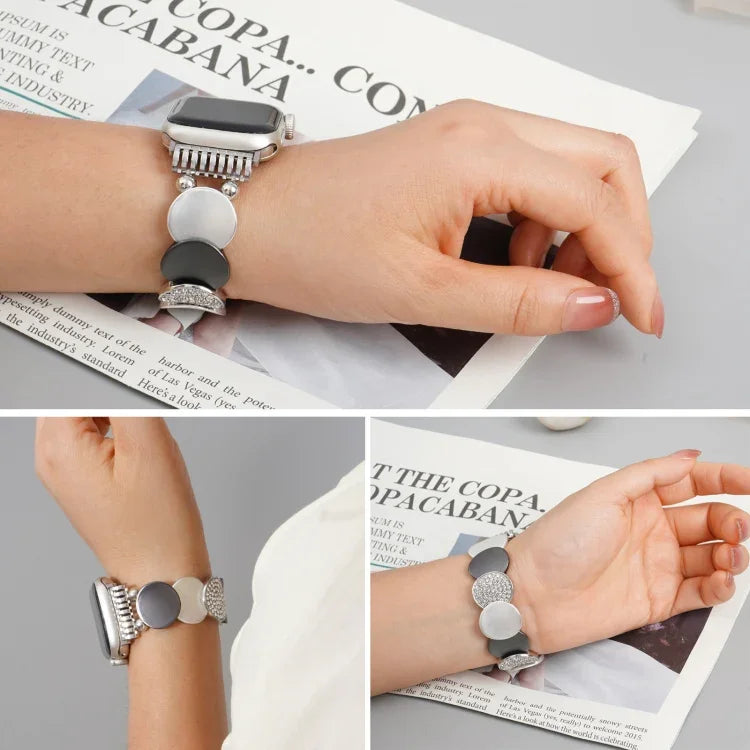 合金鍊金屬錶帶，適用於 Apple Watch 46mm / 49mm / 45mm / 44mm，適用於 Apple Watch 42mm / 41mm / 40mm / 38mm