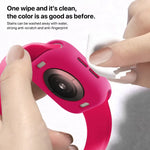 糖果色 TPU 半覆蓋錶殼，適用於 Apple Watch Series 11 / 10 46mm，適用於 Apple Watch Series 11 / 10 42mm