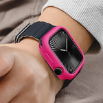 糖果色 TPU 半覆蓋錶殼，適用於 Apple Watch Series 11 / 10 46mm，適用於 Apple Watch Series 11 / 10 42mm