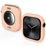 糖果色 TPU 半覆蓋錶殼，適用於 Apple Watch Series 11 / 10 46mm，適用於 Apple Watch Series 11 / 10 42mm
