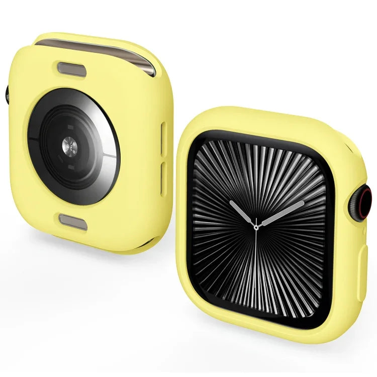 糖果色 TPU 半覆蓋錶殼，適用於 Apple Watch Series 11 / 10 46mm，適用於 Apple Watch Series 11 / 10 42mm