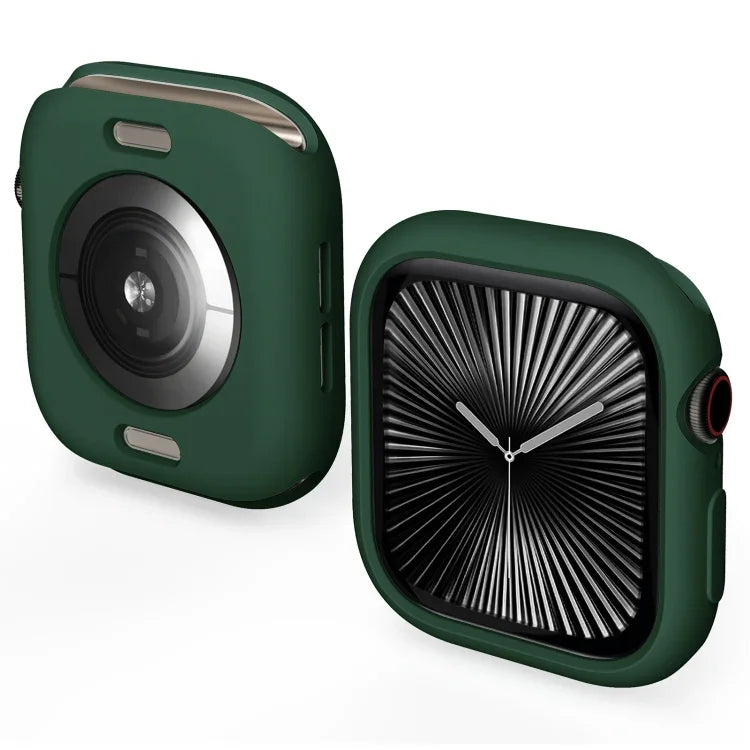 糖果色 TPU 半覆蓋錶殼，適用於 Apple Watch Series 11 / 10 46mm，適用於 Apple Watch Series 11 / 10 42mm