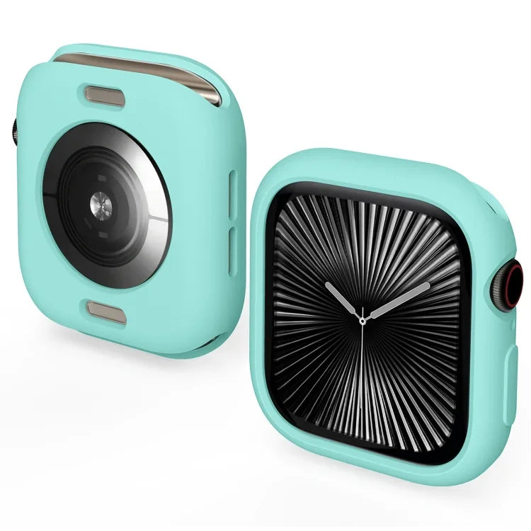糖果色 TPU 半覆蓋錶殼，適用於 Apple Watch Series 11 / 10 46mm，適用於 Apple Watch Series 11 / 10 42mm