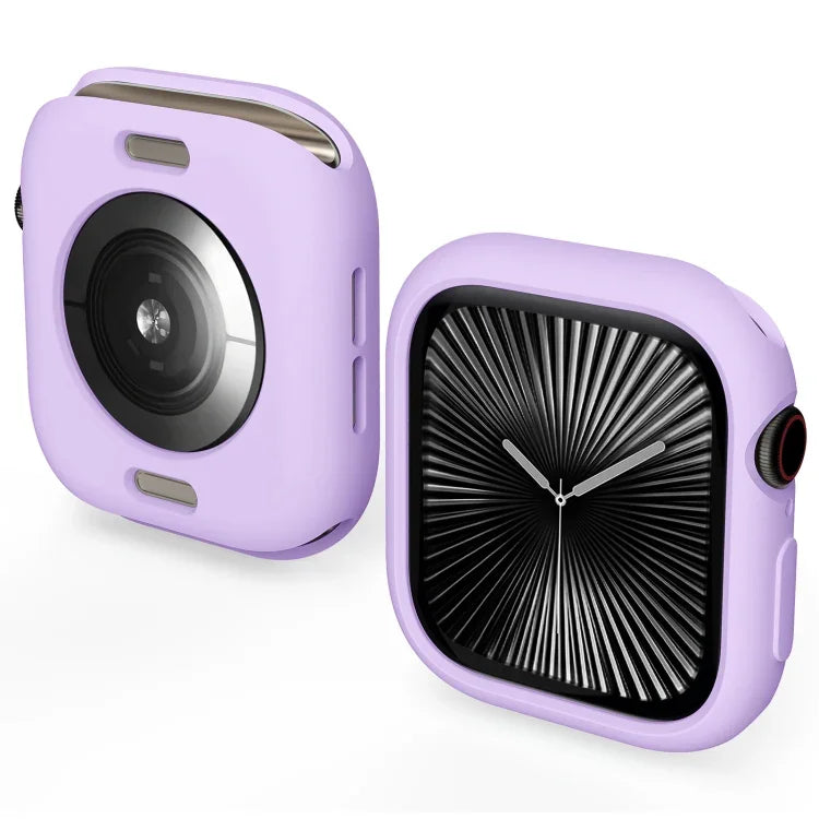 糖果色 TPU 半覆蓋錶殼，適用於 Apple Watch Series 11 / 10 46mm，適用於 Apple Watch Series 11 / 10 42mm