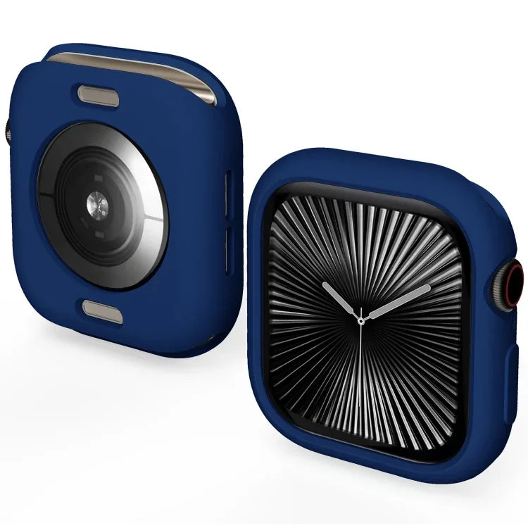糖果色 TPU 半覆蓋錶殼，適用於 Apple Watch Series 11 / 10 46mm，適用於 Apple Watch Series 11 / 10 42mm