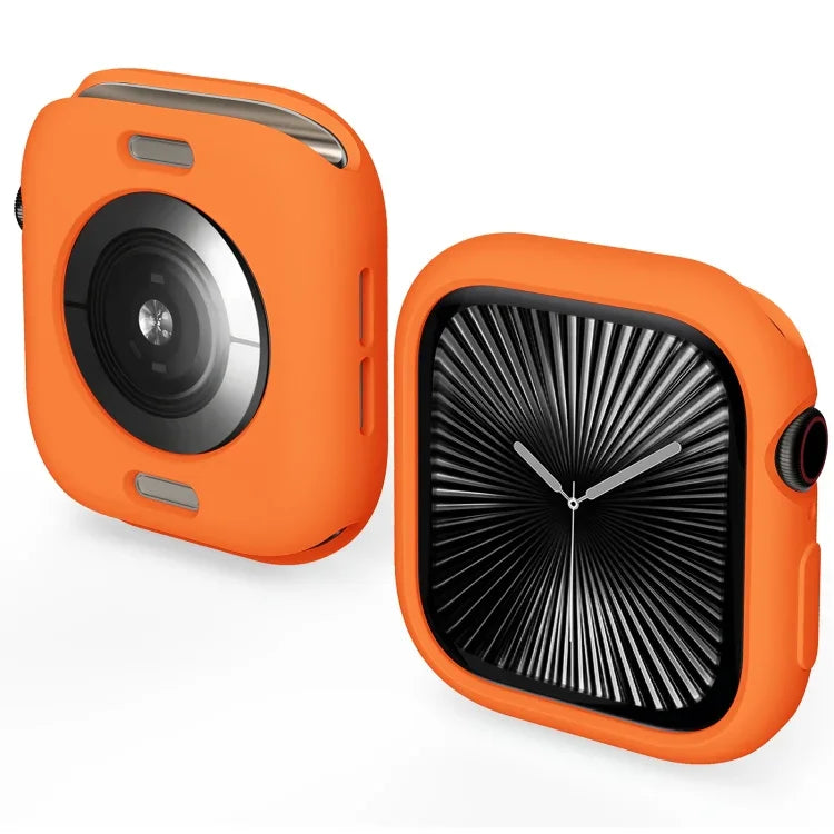 糖果色 TPU 半覆蓋錶殼，適用於 Apple Watch Series 11 / 10 46mm，適用於 Apple Watch Series 11 / 10 42mm