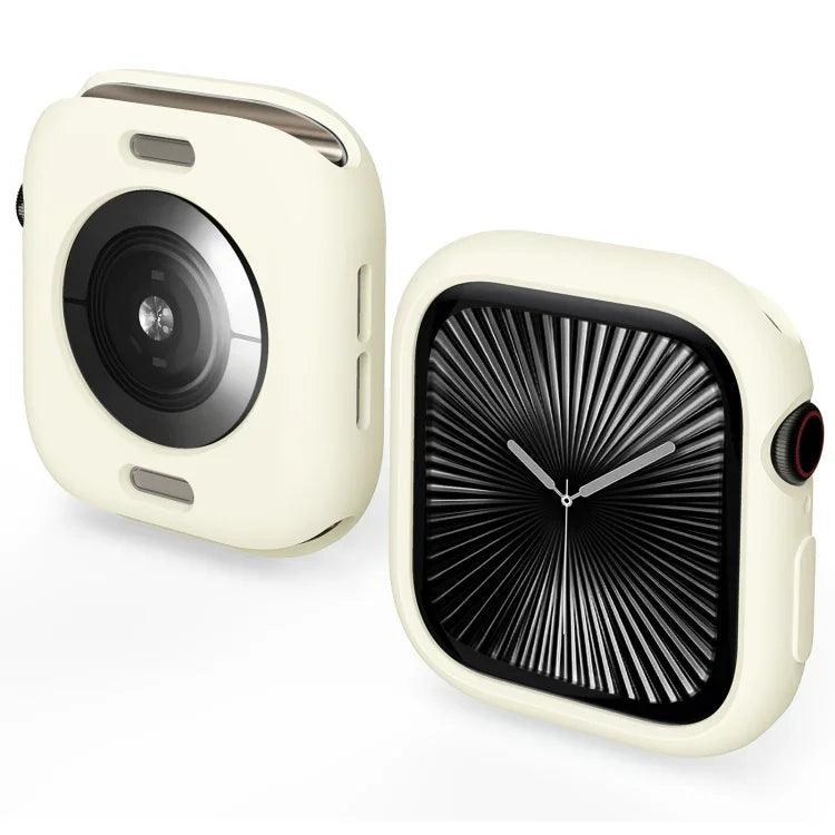 糖果色 TPU 半覆蓋錶殼，適用於 Apple Watch Series 11 / 10 46mm，適用於 Apple Watch Series 11 / 10 42mm