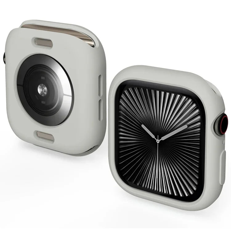 糖果色 TPU 半覆蓋錶殼，適用於 Apple Watch Series 11 / 10 46mm，適用於 Apple Watch Series 11 / 10 42mm