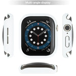 PC 一體成型鋼化膜錶殼，適用於 Apple Watch Series 10 / 11 46mm，適用於 Apple Watch Series 10 / 11 42mm