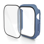 PC 一體成型鋼化膜錶殼，適用於 Apple Watch Series 10 / 11 46mm，適用於 Apple Watch Series 10 / 11 42mm