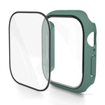 PC 一體成型鋼化膜錶殼，適用於 Apple Watch Series 10 / 11 46mm，適用於 Apple Watch Series 10 / 11 42mm