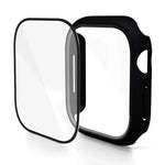 PC 一體成型鋼化膜錶殼，適用於 Apple Watch Series 10 / 11 46mm，適用於 Apple Watch Series 10 / 11 42mm