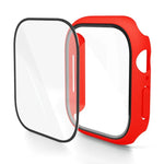 PC 一體成型鋼化膜錶殼，適用於 Apple Watch Series 10 / 11 46mm，適用於 Apple Watch Series 10 / 11 42mm
